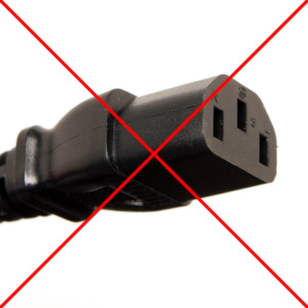 No AC cord